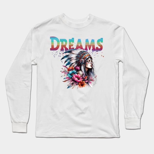 Dreams Long Sleeve T-Shirt by Hadderstyle